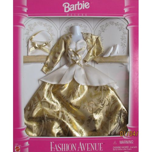 바비 Barbie Deluxe Fashion Avenue Gold & White Collection (1995)