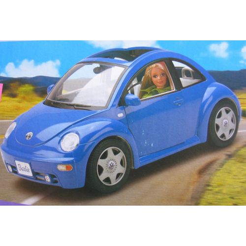 바비 Barbie Volkswagen Beetle Vehicle (Purple) with Real Key Chain (2000)