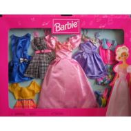 Barbie 6 Fashion Gift Pack Fashions - Multi-Lingual Package (1997 Arcotoys, Mattel)