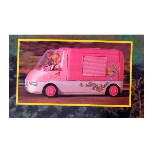 바비 Barbie MOTORHOME Magical TRAVELING MOTOR HOME Van w LIGHTS & SOUNDS (1996)