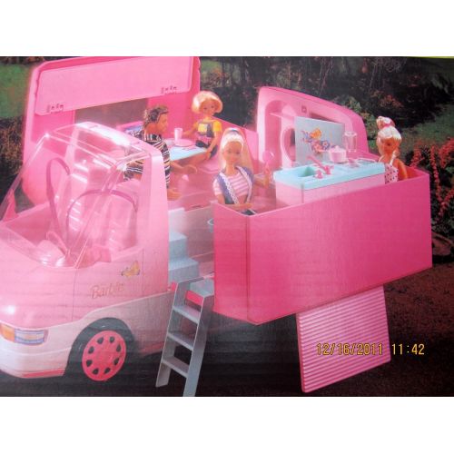 바비 Barbie MOTORHOME Magical TRAVELING MOTOR HOME Van w LIGHTS & SOUNDS (1996)