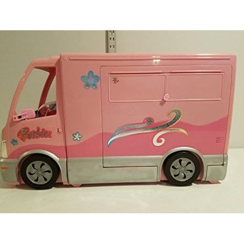 바비 Barbie HOT TUB PARTY BUS Vehicle MOTORHOME VAN with LIGHTS & SOUNDS