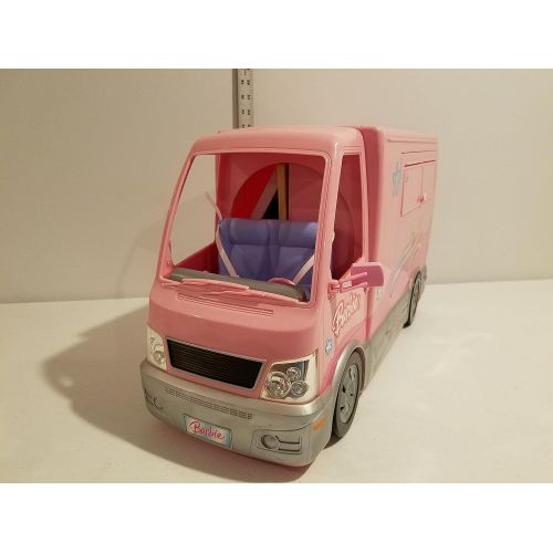 바비 Barbie HOT TUB PARTY BUS Vehicle MOTORHOME VAN with LIGHTS & SOUNDS