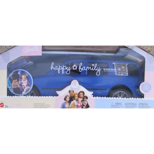 바비 Barbie BARBIE Happy Family VOLVO V70 Vehicle VAN SUV w 2 CAR SEATS, HATCH BACK (OpensCloses) & More! (2002 DARK BLUE SUV)