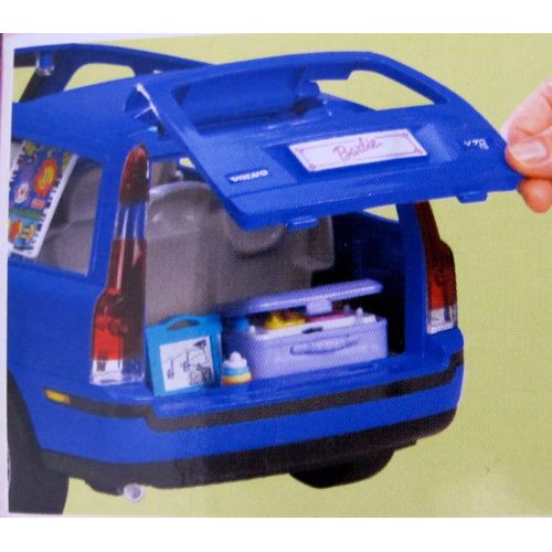 바비 Barbie BARBIE Happy Family VOLVO V70 Vehicle VAN SUV w 2 CAR SEATS, HATCH BACK (OpensCloses) & More! (2002 DARK BLUE SUV)