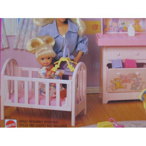 바비 Barbie KELLY My Very Own Nursery Playset (1997 Arcotoys, Mattel)