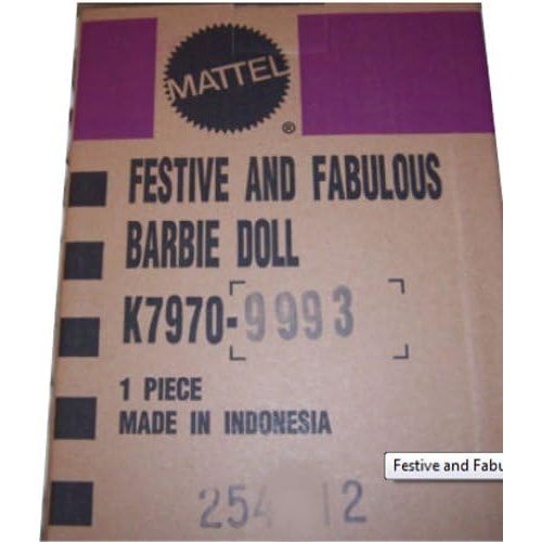 바비 Barbie Festive and Fabulous Doll Limited Edition BFC Mattel