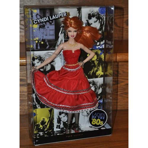 바비 Prathai New Girls Gift Barbie Collector Ladies of the 80s Cyndi Lauper Doll Pink Label 2010 R4460 NEW