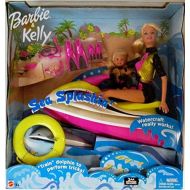 Barbie Sea Splashin Kelly Play Set w Working Watercraft, Dolphin & More! (2003)