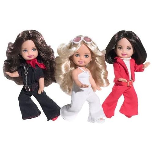 바비 Mattel Year 2009 Barbie Pink Label Collector Series 3 Pack 4-12 Inch Doll Gift Set - Sabrina, Jill and Kelly as CHARLIEs ANGELS (N6583)