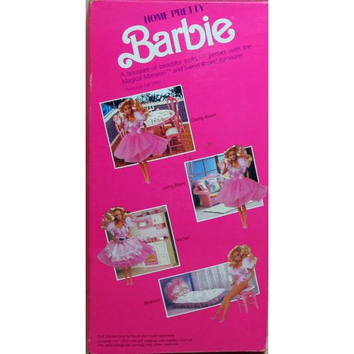 바비 Barbie Home Pretty Doll - Gown Changes For Every Room! (1990)