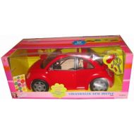Barbie Volkswagen Beetle Vehicle (Red) with Real Key Chain ++ (2000)