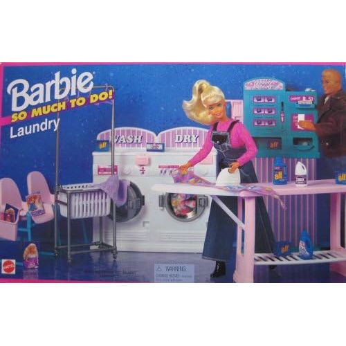 바비 Barbie So Much To Do Laundry Playset (1995 Arcotoys, Mattel)