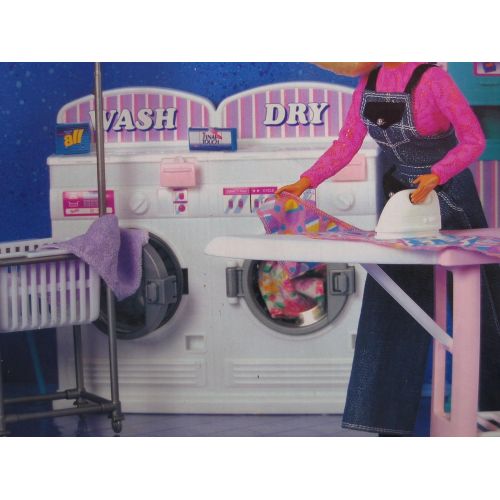 바비 Barbie So Much To Do Laundry Playset (1995 Arcotoys, Mattel)