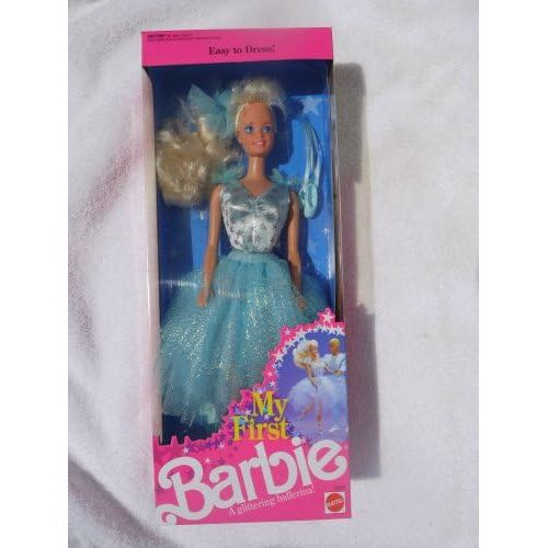 바비 1991 My First Barbie Blonde Glittering Ballerina