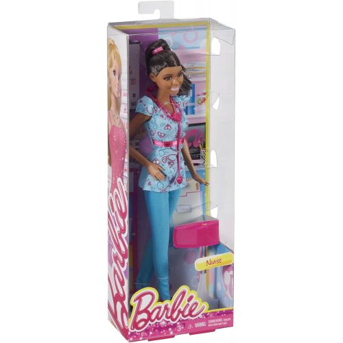바비 Barbie Careers Nurse Doll, Brunette