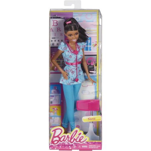 바비 Barbie Careers Nurse Doll, Brunette