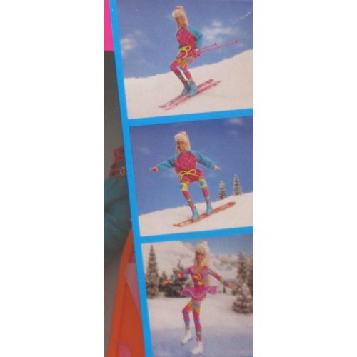 바비 Barbie Winter Sport BARBIE Doll Set w Skis & MORE! (1994)