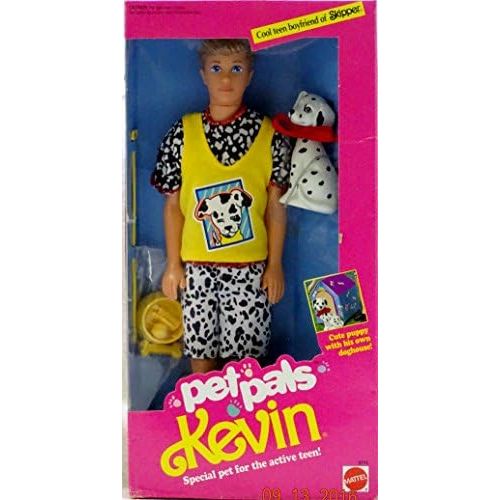 바비 Barbie - Pet Pals KEVIN Doll w Dalmatian Puppy (1991)