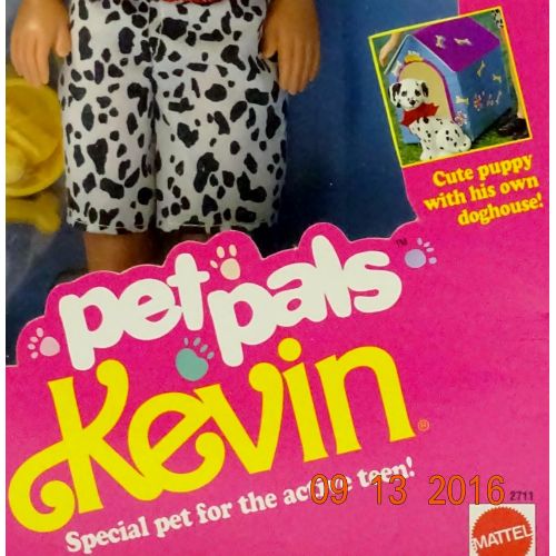 바비 Barbie - Pet Pals KEVIN Doll w Dalmatian Puppy (1991)