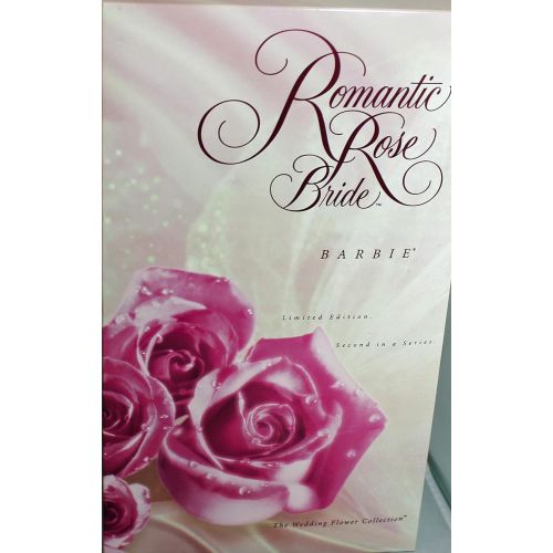 바비 Romantic Rose Bride Porcelain Barbie Doll
