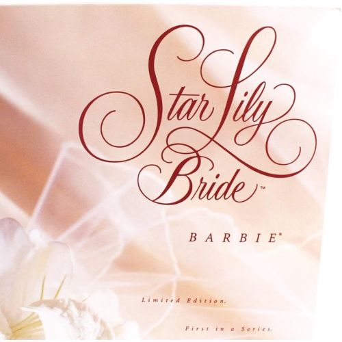 바비 Mattel Barbie Star Lily Bride Porcelain Doll Limited Edition (1994)