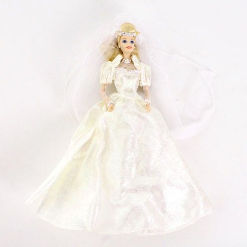 바비 Mattel Barbie Star Lily Bride Porcelain Doll Limited Edition (1994)