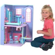 Barbie TALKING TOWNHOUSE Playset TOWN HOUSE w LIGHTS, SOUNDS & More! (2002)