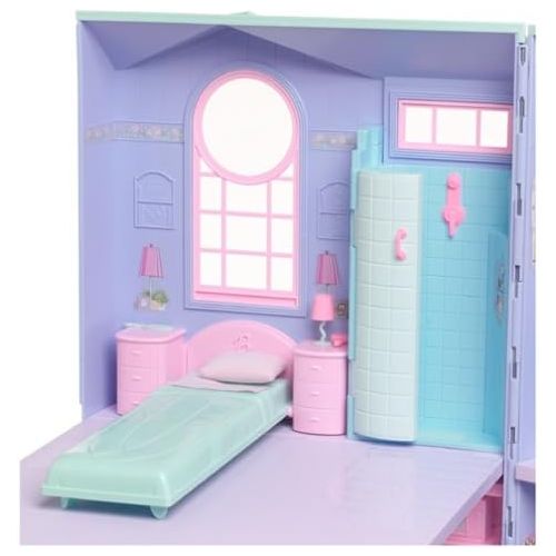 바비 Barbie TALKING TOWNHOUSE Playset TOWN HOUSE w LIGHTS, SOUNDS & More! (2002)