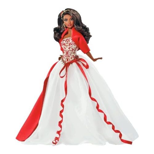 바비 Barbie Collector 2010 Holiday African-American Doll