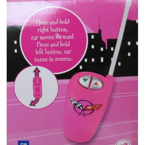 바비 Barbie Light Pink Corvette Convertible Car & Doll Set