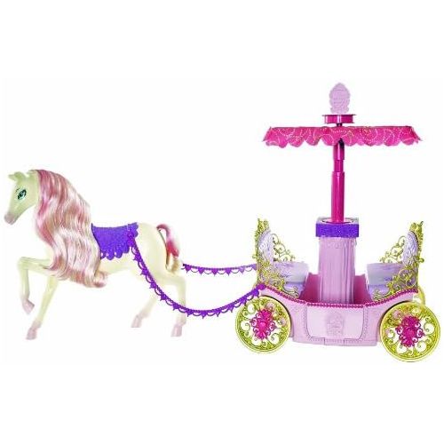 바비 Barbie Princess Charm School Horse And Carriage