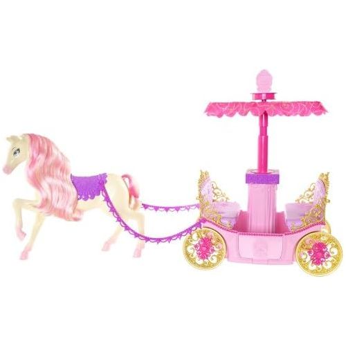 바비 Barbie Princess Charm School Horse And Carriage