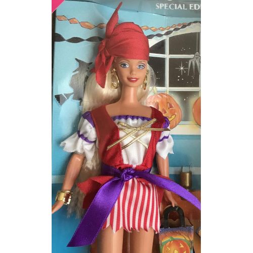 바비 HALLOWEEN PARTY BARBIE & KEN DOLLS Set TARGET Special Edition w Barbie Doll & Ken Doll Dressed as PIRATES (1998)