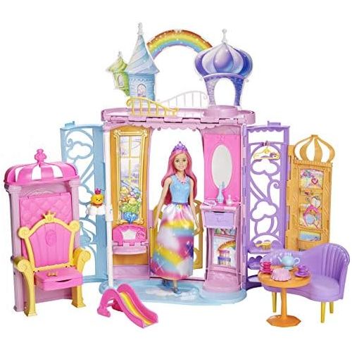 바비 Barbie Dreamtopia Rainbow Cove Doll and Castle Set