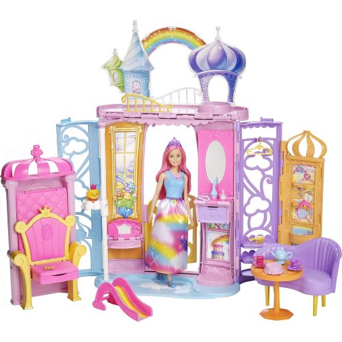 바비 Barbie Dreamtopia Rainbow Cove Doll and Castle Set