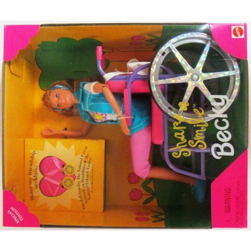 바비 Mattel Barbie Becky Share a Smile Special Edition Doll (1996)