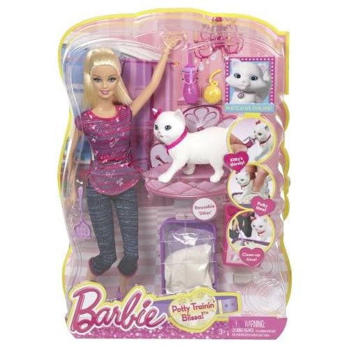 바비 Barbie Potty Training Blissa Barbie Fashion Doll and Pet Playset