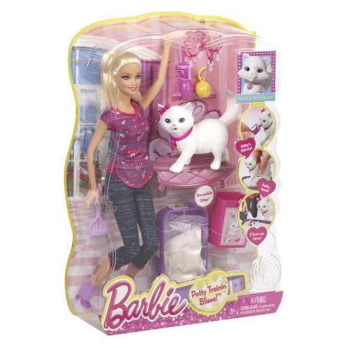 바비 Barbie Potty Training Blissa Barbie Fashion Doll and Pet Playset