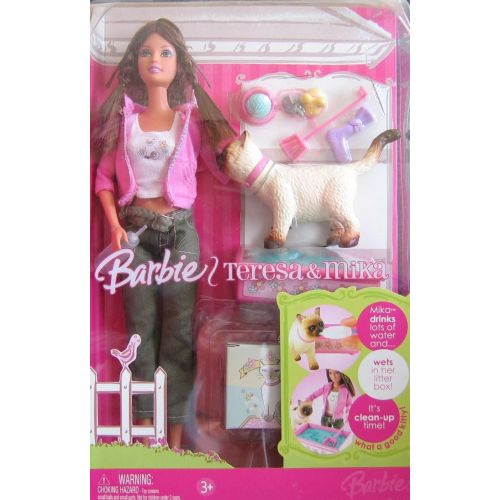 바비 Barbie TERESA & MIKA Doll & Cat Set (2006)