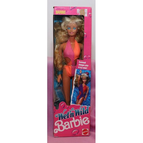 바비 Wet N Wild Barbie Doll Blonde From 1989