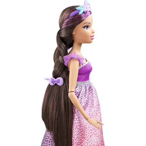 바비 Barbie Dreamtopia Princess Doll, PinkPurple