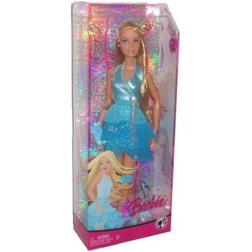 바비 Barbie Fashion Fever Doll in Blue Sparkle Dress