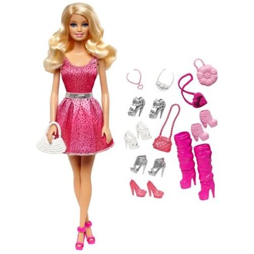 바비 Barbie Doll and Shoes Giftset