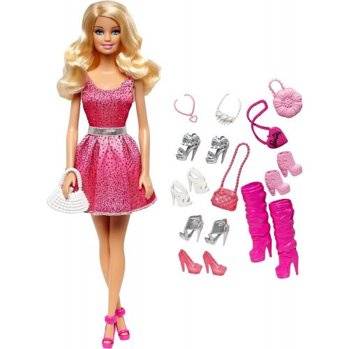 바비 Barbie Doll and Shoes Giftset