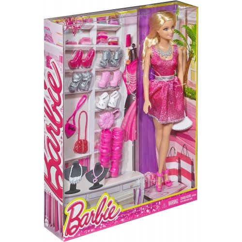 바비 Barbie Doll and Shoes Giftset