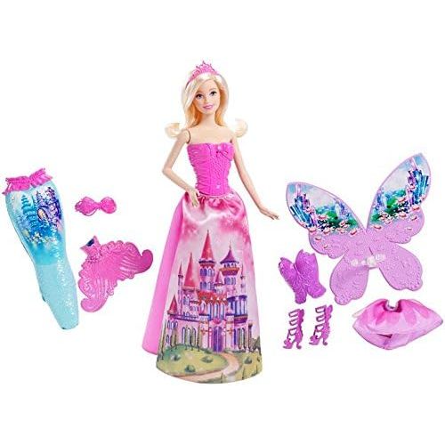 바비 Barbie Fairytale Doll and Dress-up Set