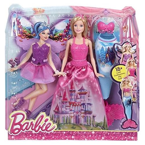 바비 Barbie Fairytale Doll and Dress-up Set