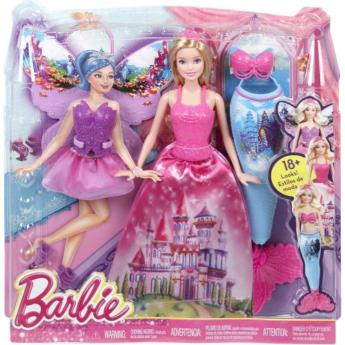 바비 Barbie Fairytale Doll and Dress-up Set