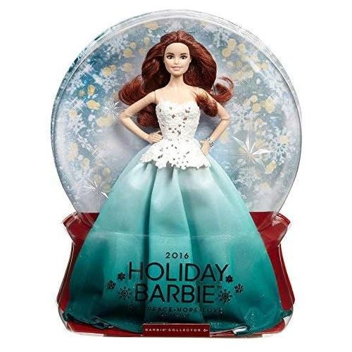 바비 2016 Holiday Barbie Doll-Exclusive Red Hair